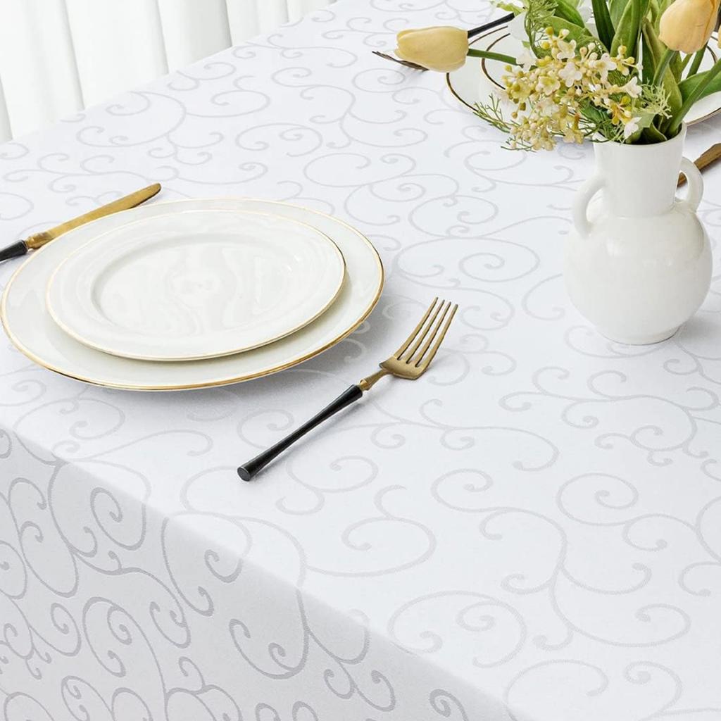 Solid Color Fabric Dining Table Cloth Tablecloth Coffee Table Cover Temu Xiyin Rectangular Finished Tablecloth