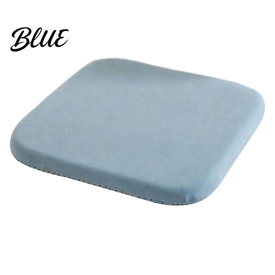 Removable Cover Seat Cushion Memory Foam Chair Cushion, Thickened Dining Pad with Straps, Easy Care Non-Slip Backing, Washable for Autumn Winter