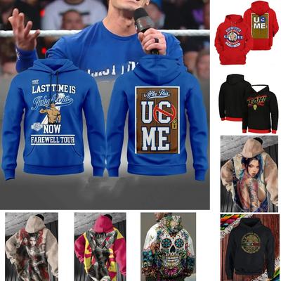 Modische Hoodies für Herren und Damen mit Wrestling Anime Charakter Print Pullover Lässiges Sweatshirt Oberteil Outdoor Langarm Kleidung