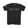 Men's Tool Flame Spiral (Back & Sleeve Print) Slim Fit T-shirt Medium Black