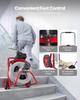 VEVOR Drain Cleaner Machine 30m x 13mm, Auto Feed Sewer Snake Drain Auger on Wheels
