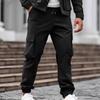 Men's New Overalls Casual Trousers Drawstring Multi-pocket Overalls