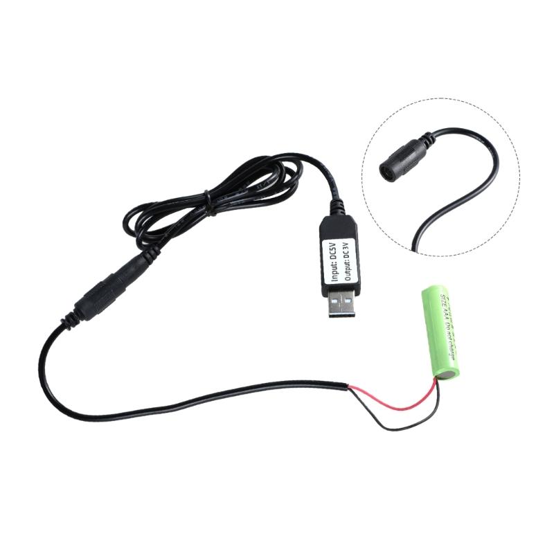 USB 5V to 3V LR03 Battery Eliminators Battery Power Supply Adapter for LED Light,Remote Wireless Electronics