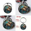 Stylish Alloy Keychain Featuring Unique Turtle Pattern For Friends And Colleagues