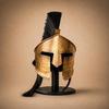 Handmade Spartan Corinthian Helmet Bronze Plume Greek Warrior LARP Cosplay Armor