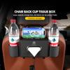 WUL5   Car Backseat Storage Box Hanging Hook Tissue Water Cup Holder For Mercedes Benz C180 C300 W124 W176 W177 C200 C260 GLC CLE CLA