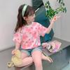 Girls Summer Cool Feel Short Sleeve T Shirt Lightweight Casual Top
