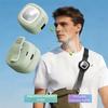 New with Light Silent Mini Bladeless Electric Fan 3 Speeds Long-Lasting Suspended Waist Fan USB Rechargeable Wearable Pocket Fan