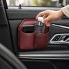 Car Door Storage Box with Cup Holder and Phone Pocket, Multifunctional Vehicle for Beverages and Small Accessories