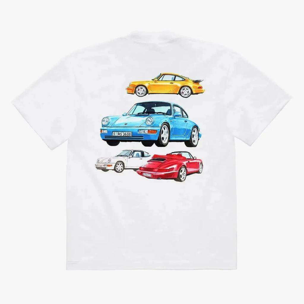 2024 Y2k Street Vintage Animated Alphabet Print Short Sleeve T-shirt Women's Summer Harajuku Fashion Casual Loose Top