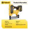 MELLWIN Cordless Electric Nail Gun 2 Mode Wireless Stapler Woodworking Framing Staple Gun Tools F30 For Makita 18V Battery Pin