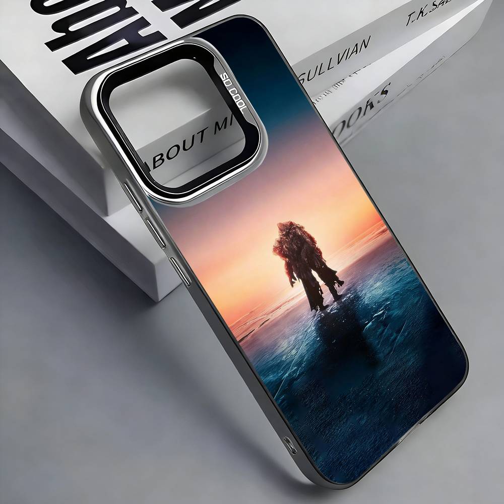 Frankenstein guillermo del toro Phone Case For iPhone 17, 16,15,14,13,12,11 Plus,Pro Max, Colorful Silver Funda Cover