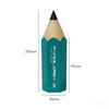 Pencil Shape Pen Holder Creative Desktop With Cover Dustproof Stationery Storage Pen Box Storage Bucket Makeup Brush Holder