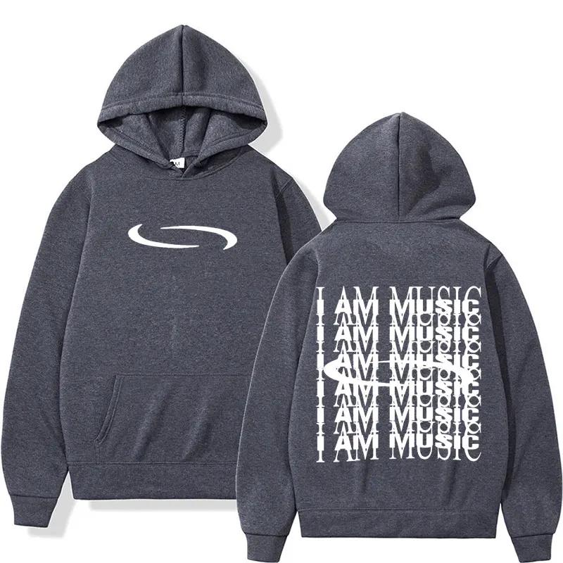 Playboi Carti I AM MUSIC Logo Hoodie Opium Ken Carson Narcissist Tour Antagonist Rap Sweatshirt Men Casual loose Oversized Hoody