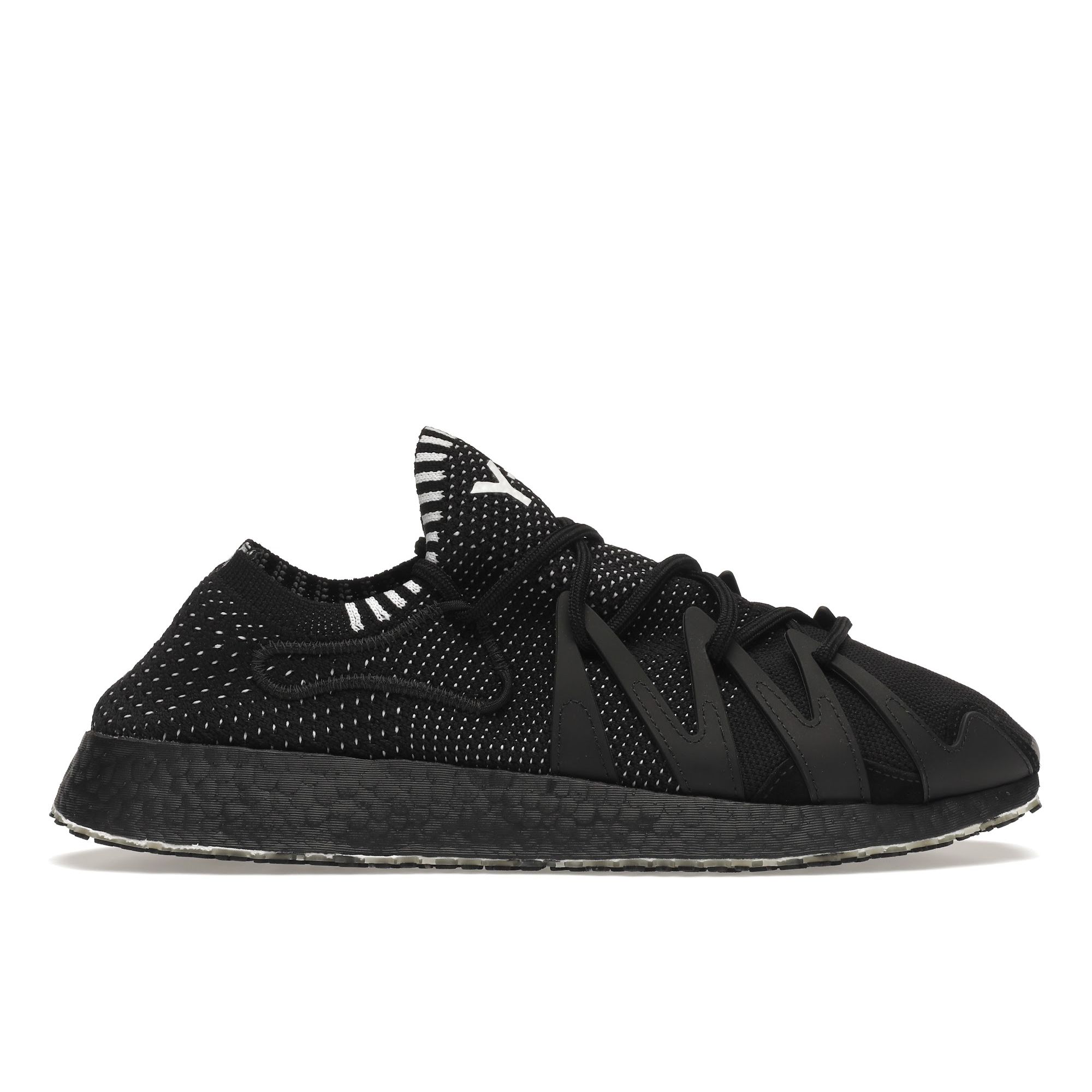 

Черные кроссовки унисекс adidas Y-3 Raito Racer Footwear-White EF2562