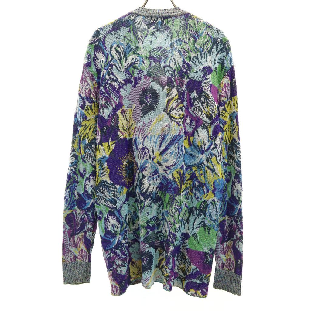 Missoni Long Sleeve V Neck Cardigan 44 Purple Women Used