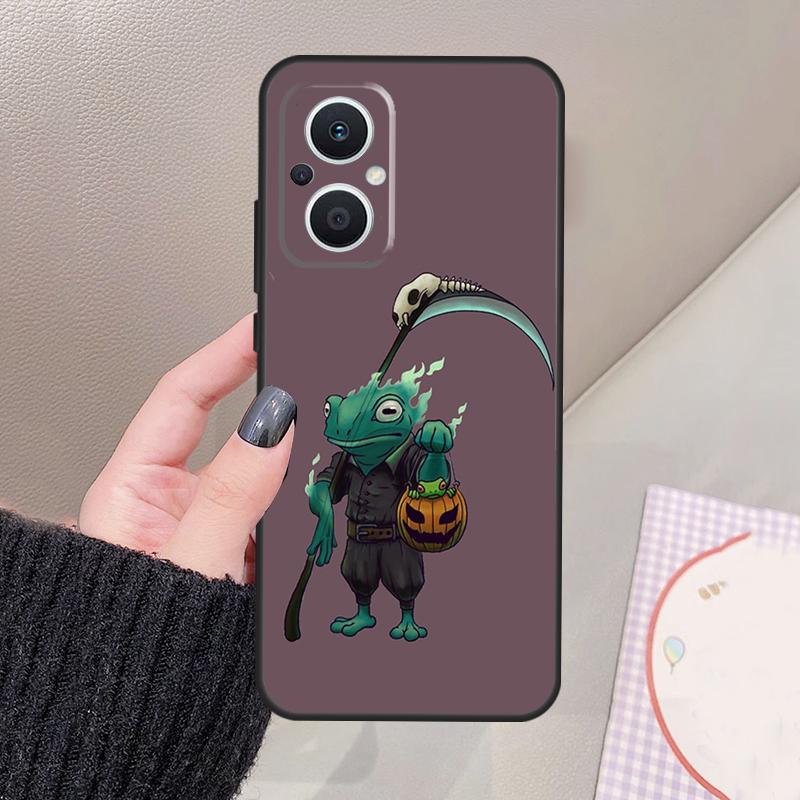 Cute Mouse Axolotl Frog Wizard Funda For OPPO Reno 12 14 13 11 10 Pro 11F 12F 13F 14F 7 8 Lite OPPO Find X6 X5 X8 X9 Pro Case