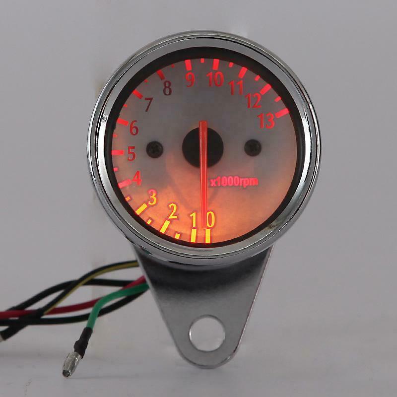 Motorrad Tacho Universal Backlit 12V Zubehör Geschwindigkeitsmesser Tachoanzeige Hintergrundbeleuchtung für Yamaha FZS 1000 Fazer GN 125 ...