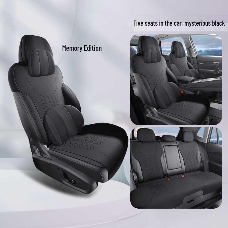All-Season Suede Seat Cushions for Geely Galaxy E5 - Semi-Enclosed Design