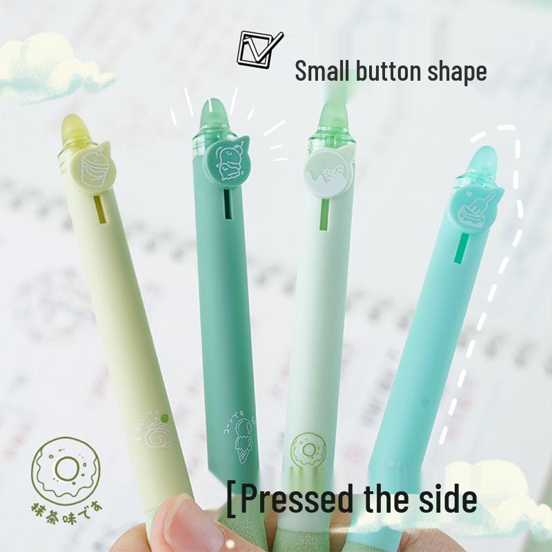 Yimulin Cute Coffee Bear Erasable Neutral Exam Pen