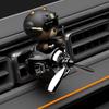 Plane Car Air Freshener Plane Rotating Aromatherapy Diffuser Shaking Head Car Perfume Stylish Automobile Decor For Relaxing
