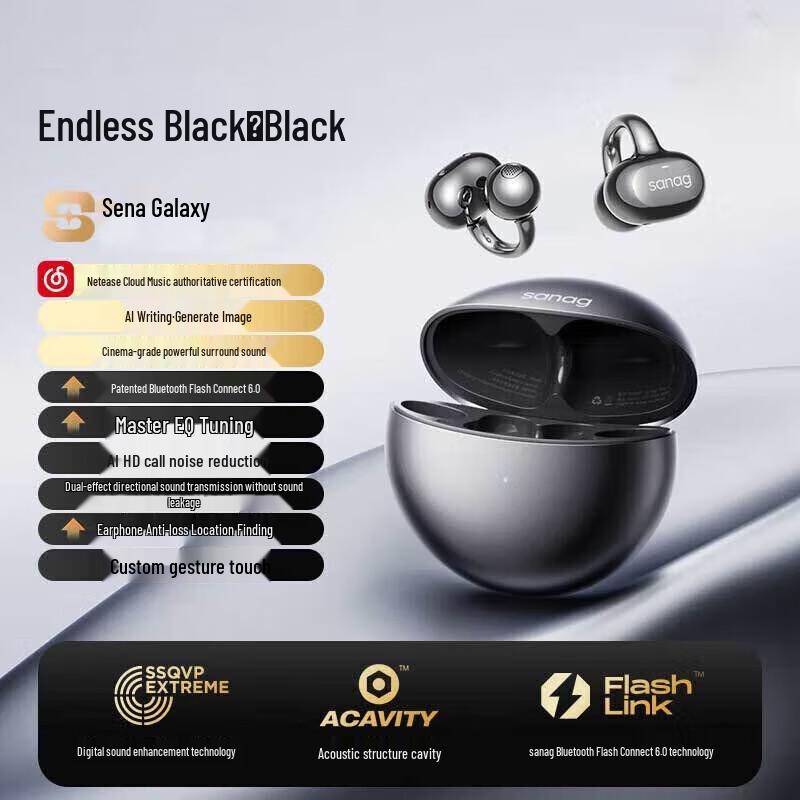 

Sainar S6S Pro Open-Ear Sport Bluetooth Headphones