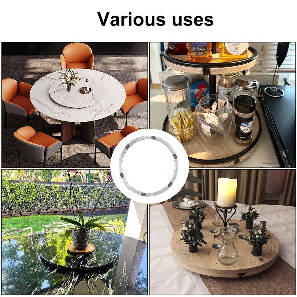Heavy Duty Turntable Stand Aluminum Zinc Zinc Alloy Swivel Plate Stand Rotating Turntable Showcase Furniture