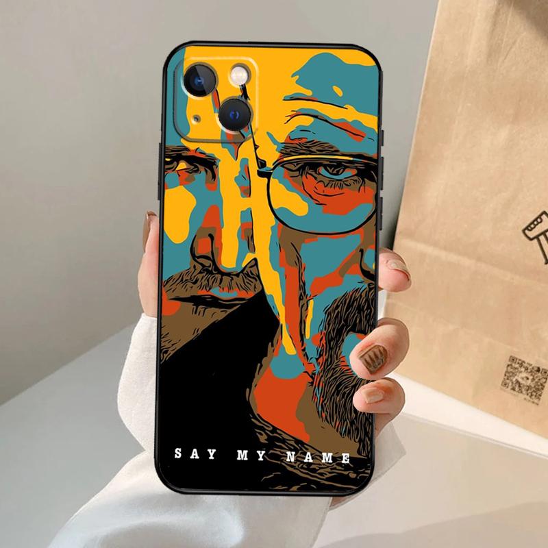 Heisenberg Breaking Bad Case For iPhone 16 15 14 13 12 11 Pro Max XS XR X Plus 12 13 Mini Bumper Back Cover
