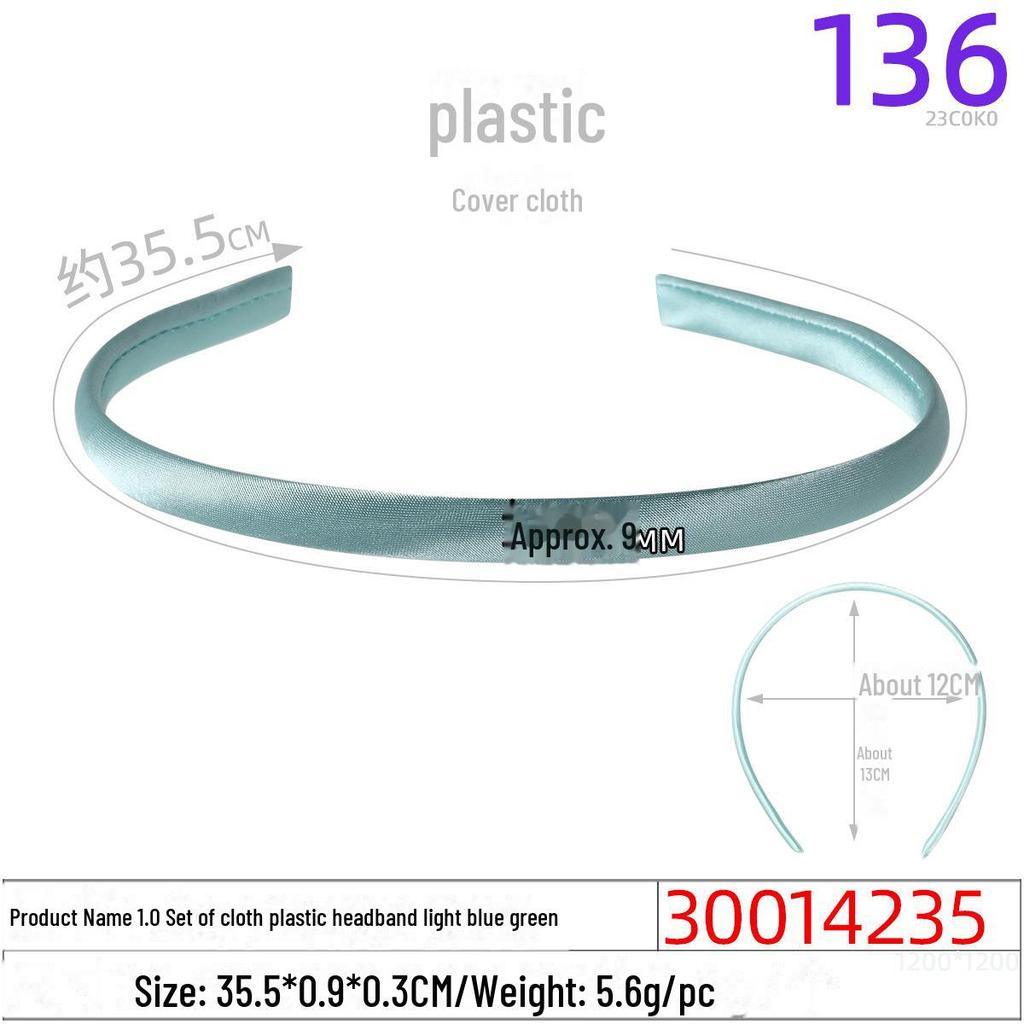 1.0CM Plastic Headband for DIY Hair Accessories