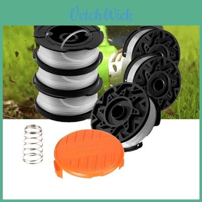 Black Decker A6481 Replacement Nylon Spool For Grass Trimmer With Spring And Cover
