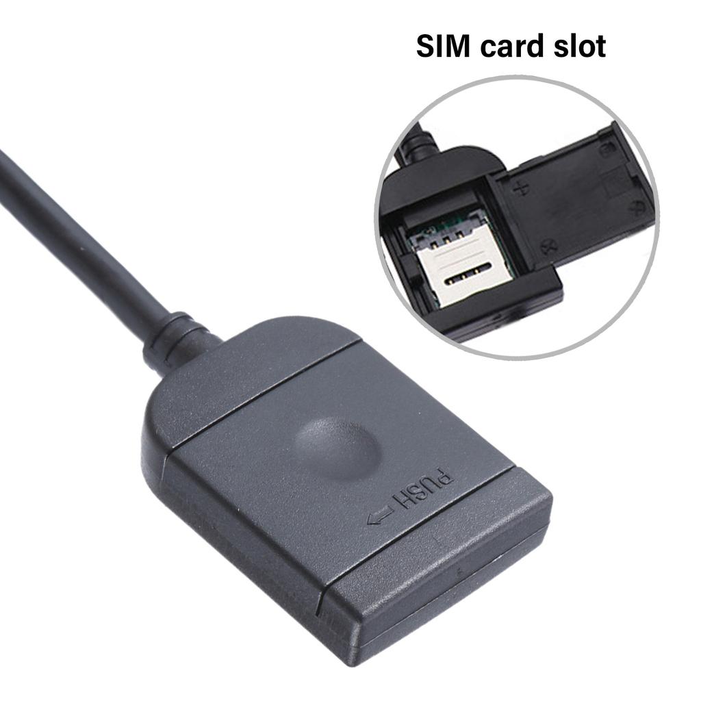 4G 20pinový konektor kabelu Adaptér slotu pro SIM kartu pro rádiovou multimediální navigaci Upgradovaný stereo konektor do auta