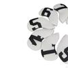 10Pcs Golf Iron Covers Set Fashion Training Equipment Wrap Headcovers for Most Player