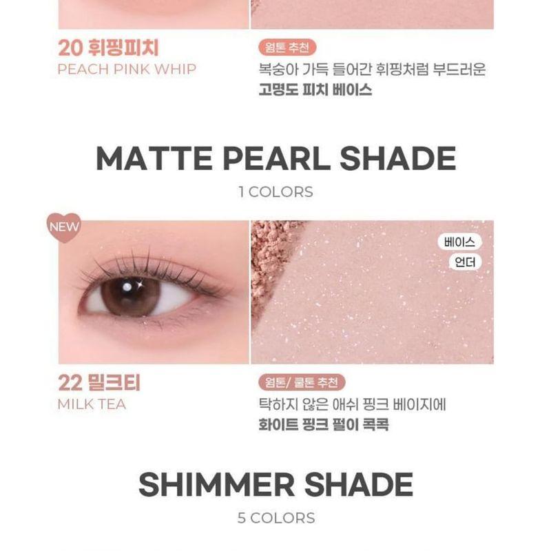 Colorgram Single Cube Eyeshadow - 22 Colors