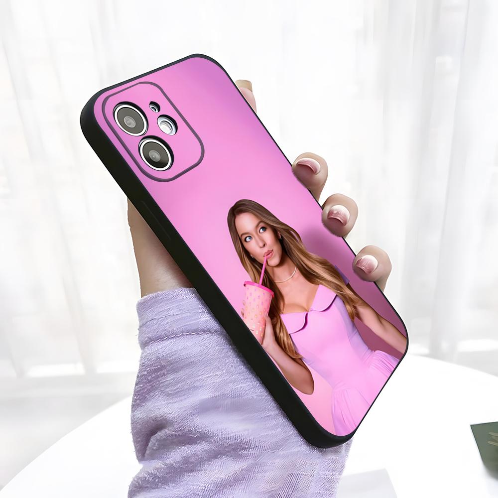 Singer S-Sydney Sweeney Phone Case For IPhone 17 Pro Max 15 Pro 16 14 Plus 12 13 Mini 11 Pro Shockproof Soft Cover