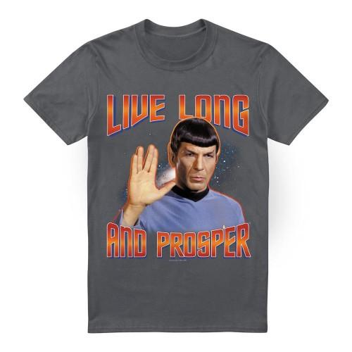 Star Trek: Das Originalserie Herren Live Long and Prosper Spock T-Shirt