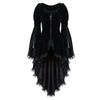 Mittelalterlicher Smoking Halloween Gothic Vampir Spitzenrand Smoking Cosplay