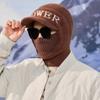 Stretch Winter Windproof Hat Neck Gaiter Balaclava Hat Warm Men Knitted Hat  Cold Weather