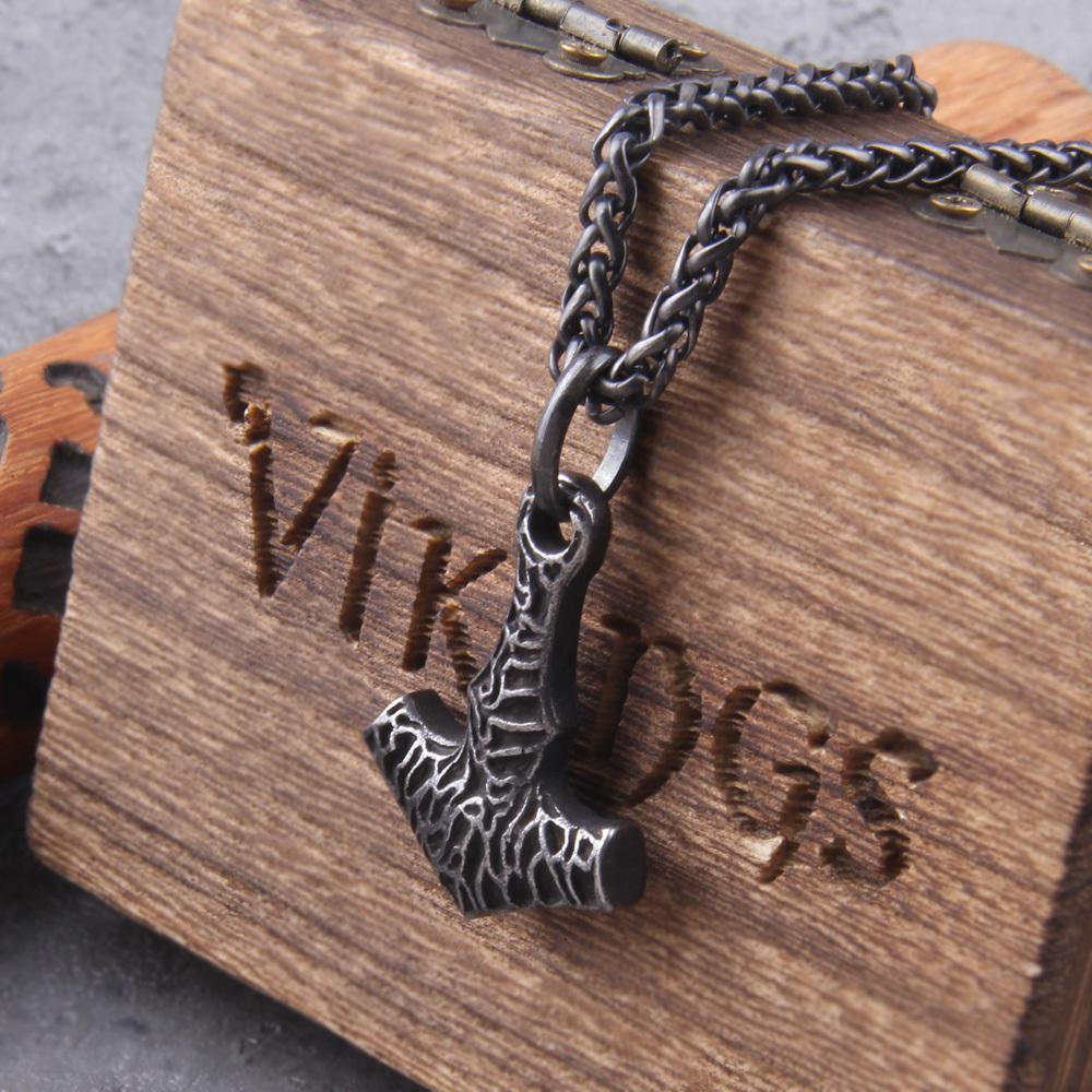 Viking Odin Rune pendant necklace, vintage Vegvisir, men s gift чёрный