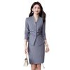 Collarless Women's Suit Set: Slim-Fit Professional Workwear for Spring and Autumn