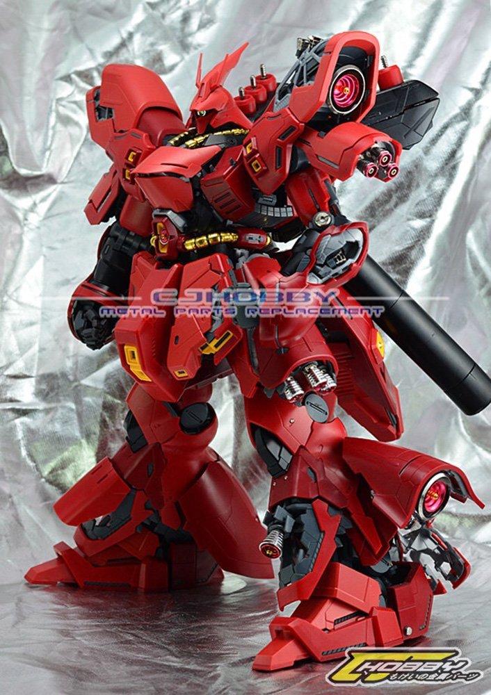 MG Sazabi Metal Vernier Full Set Deluxe Edition 1/100 MSN-04 Ver.Ka (Red) [Used]
