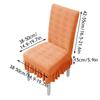 Washable Seat Cover Thickened Stool Slipcover Warm Chair Cover  Dining Chair