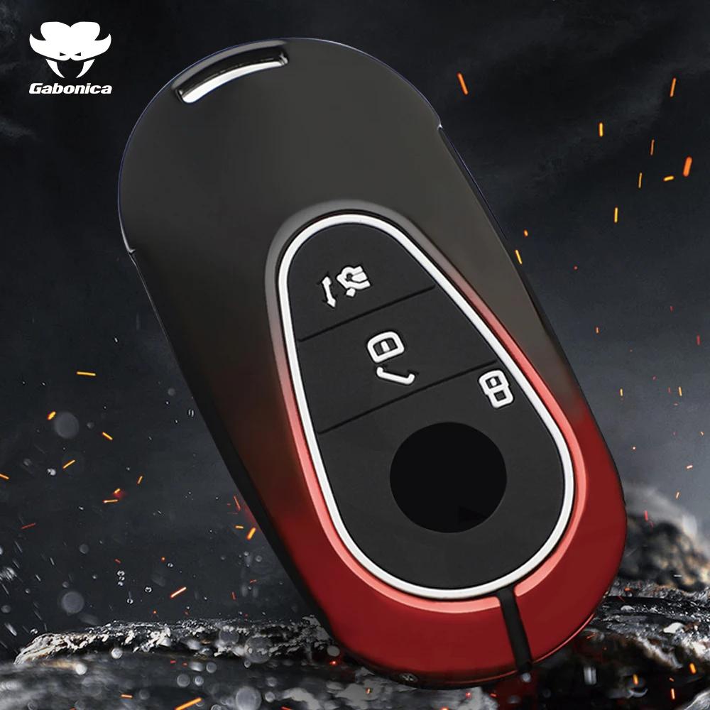 Zinc Alloy Car Key Case Cover Shell For Mercedes Benz W223 W206 S350L S400L S450L S500L  C /S Class Protector Accessories