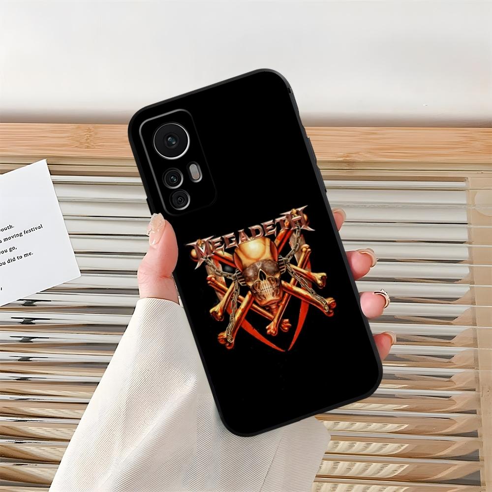 M-MegadethS Logo Skull Metal Phone Case For Xiaomi 15 13 14 10 12 11 Pro POCO F6 X6 X3 F5 X5 Pro Lite Ultra Shell Coque