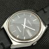 USED VINTAGE SEIKO 5 AUTOMATIC 6319A JAPAN MENS D/D BLACK WATCH 608k-a317318-9 SKU608k-a317318