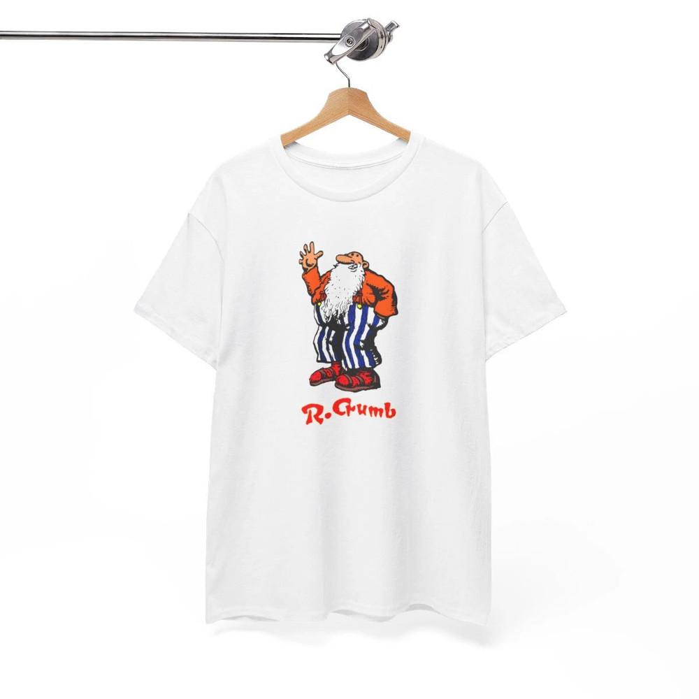 Mr. Natural R.Crumb T Shirt men tee size S-5XL WHITE COTTON ZZ425 Unisex T-Shirt M