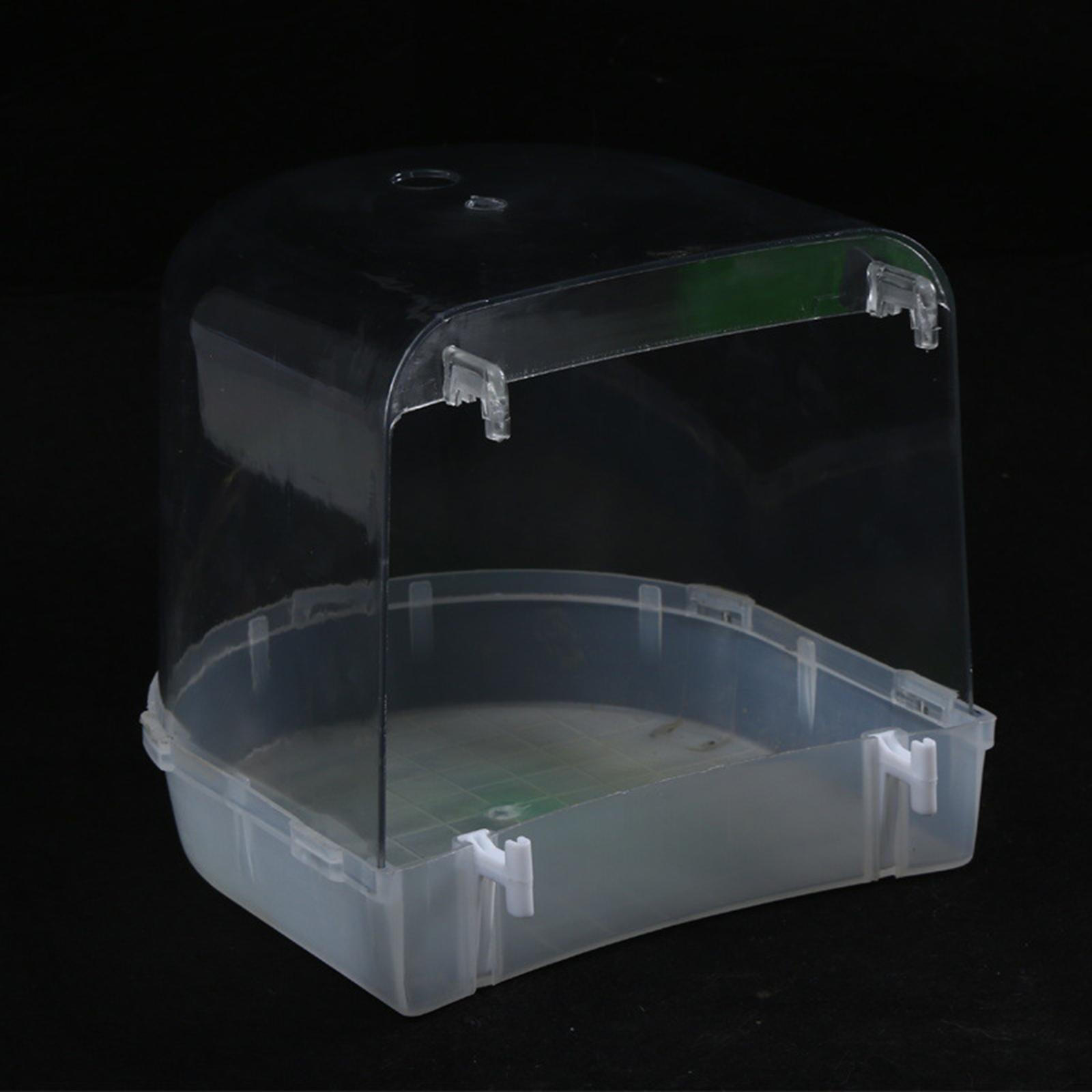 

Bird Bath for Cage Bathing Tub Accessory Cleaning Pet Supplies Bathtub Box Parrot Parakeets