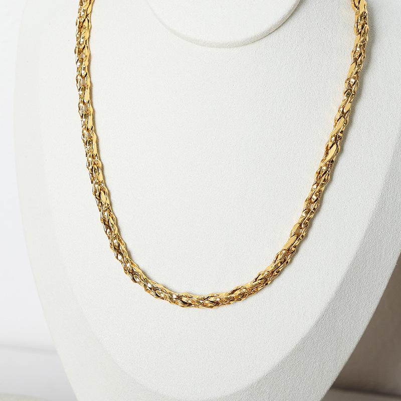 316L Edelstahl Halskette Armband Sets Für Frauen Männer Punk Kubanische Kettenglieder Femme Hip Hop Schmucksets Geschenke