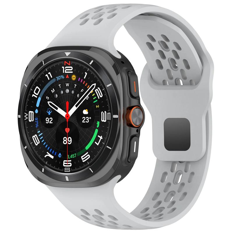 Soft Breathable Silicone Band for Samsung Galaxy Watch 7 Ultra 47mm Sports Loop Strap No Gaps Bracelet Galaxy Watch 7 Ultra 47MM