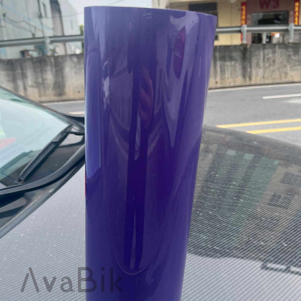 TPU PPF Smart Photochromic Headlight Protection Film Anti-scratch Self-healing White to Purple to Black Color Changing Sticker