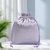 Custom High-End Satin Drawstring Bag: Luxurious Imitation Silk Storage